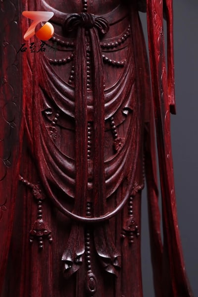 印度小葉紫檀 手工清刀【南海觀音】4