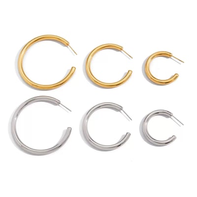 歐美C字｜耳環3