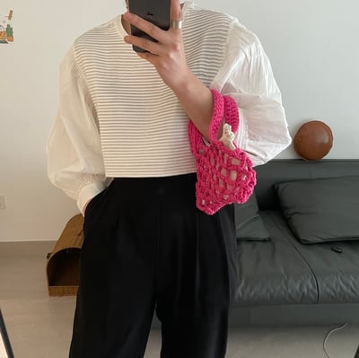 迷你編織小廢包8