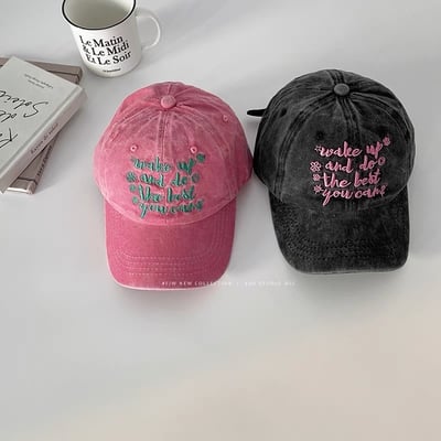 水洗刺繡｜老帽7