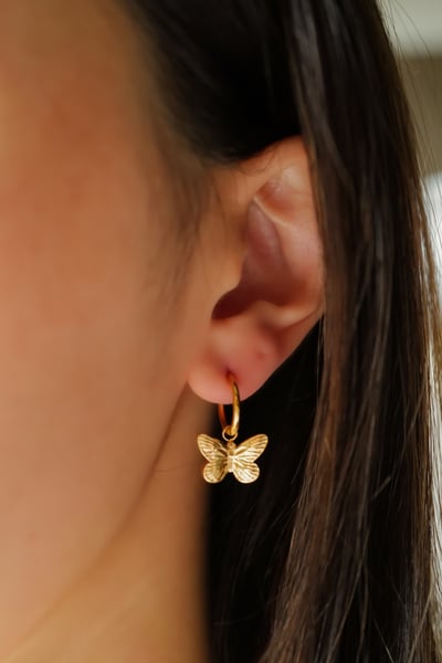 立體butterfly｜耳圈6