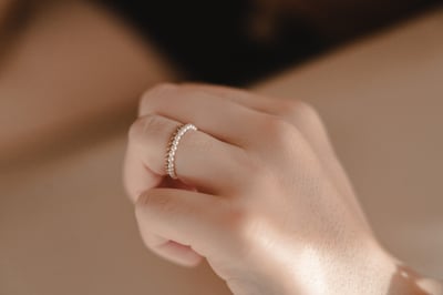 14K Gold Filled 珠珠鏈戒4