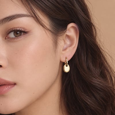 歐美光面幾何｜耳環3