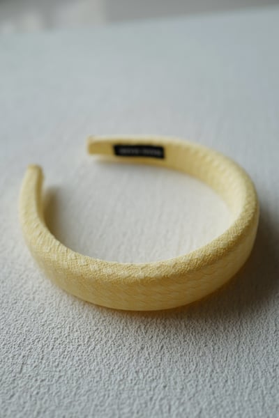 泡泡低調格紋髮箍5