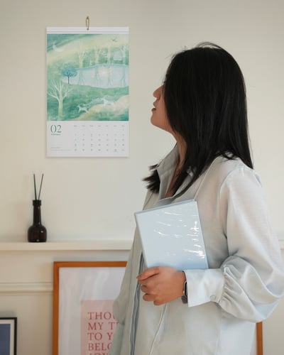 2026插畫掛曆｜抵達一片柔軟的風景