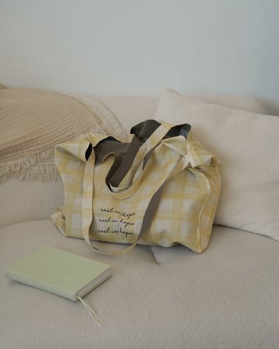 【限量福利品】rest in hope 雙面用托特包（附贈內膽包）5