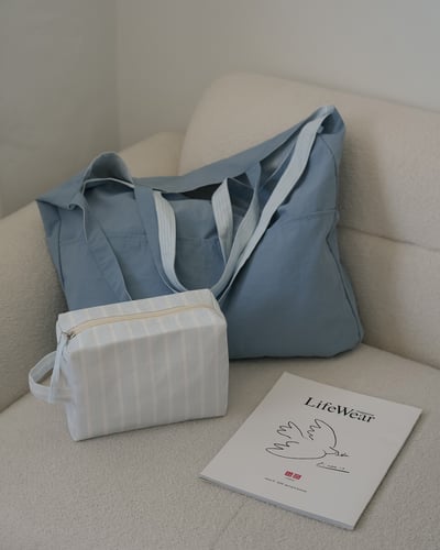 【限量福利品】rest in hope 雙面用托特包（附贈內膽包）6