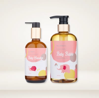 〈 新生兒禮盒組 〉寶貝最愛の護理幼嫩肌膚1