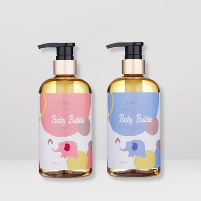 〈 沐浴禮盒組 〉沐心心 寶貝泡泡沐浴油 2in12