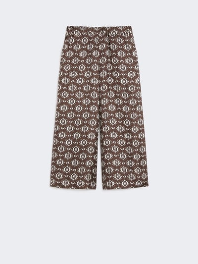 WEEKEND真絲印花寬褲1