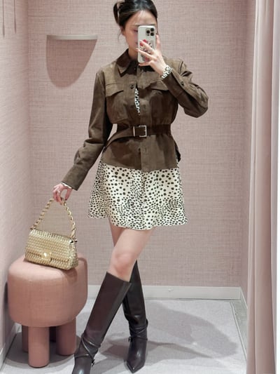 MARELLA麂皮襯衫外套2