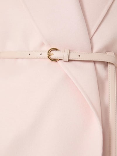 MaxMara Studio羊毛羊絨混紡裹身短大衣8