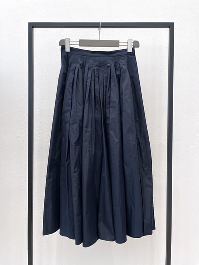 S MaxMara褶皺A字長裙4