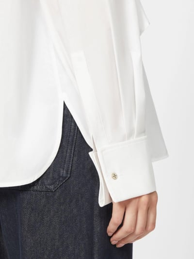 MaxMara不對稱領披肩襯衫6