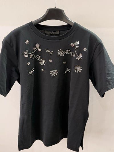 WEEKEND純棉印花刺繡短T4