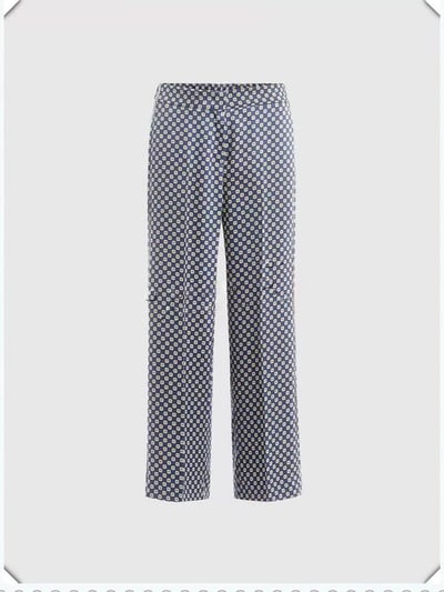 現貨MARELLA圖騰印花休閒9分長褲1