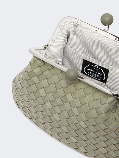 WEEKEND牛皮革編織中甜點包11