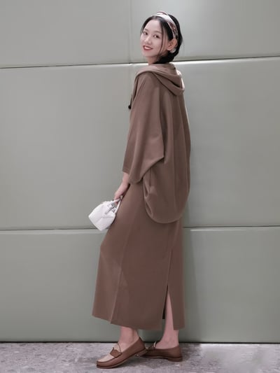 MaxMara羊毛寬袖連帽開襟衫3