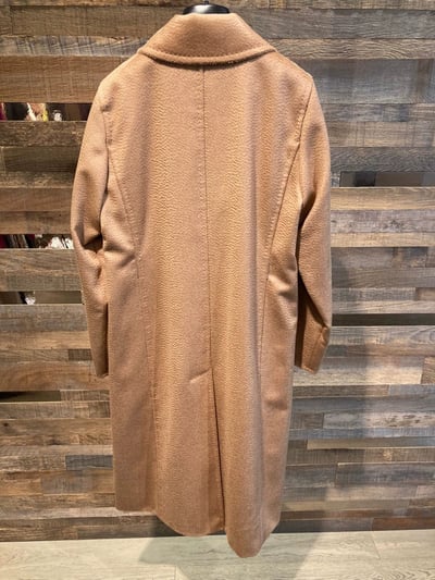 MaxMara經典款駝絨水波紋大衣7