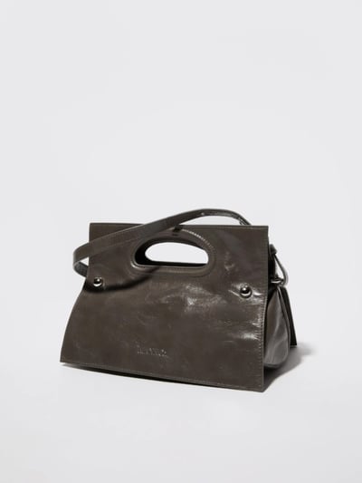 MAX&Co.牛皮亮面手提單肩包4