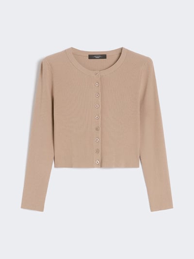 WEEKEND羅紋短腰開襟衫1