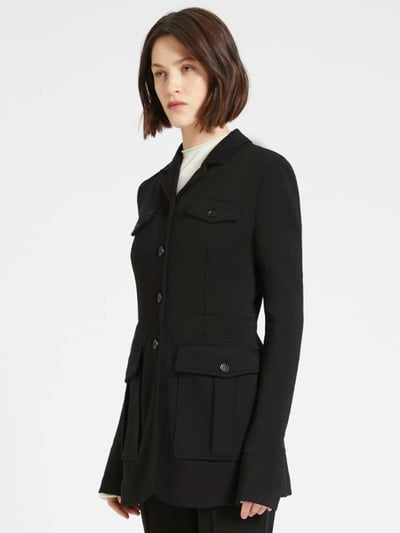 現貨SPORTMAX羊毛修身短大衣2