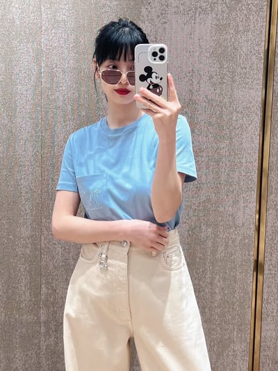 MaxMara刺繡M字母短T9