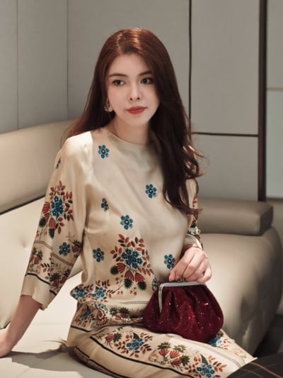 WEEKEND真絲七分袖印花襯衫3