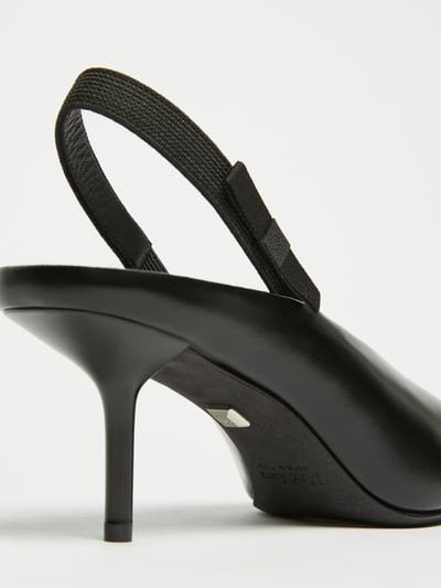 MaxMara小牛皮錐形穆勒鞋5