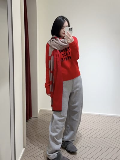 MAX&Co.羊毛羊絨混紡提花毛衣9