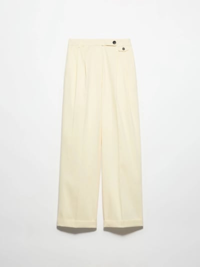 MAX&Co.男版剪裁寬褲1