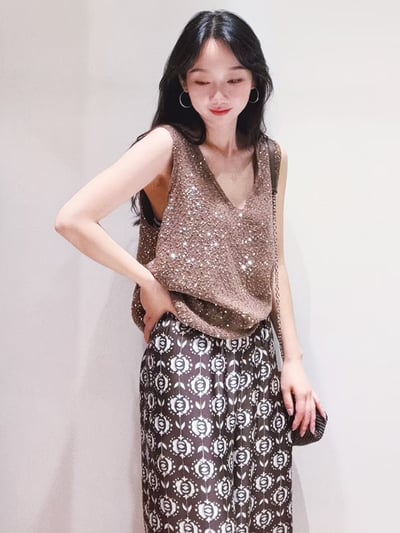 WEEKEND亮片刺繡背心4