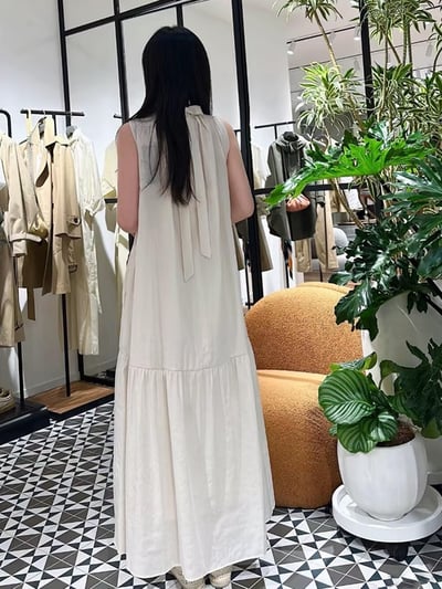 WEEKEND荷葉邊裙擺無袖洋裝4