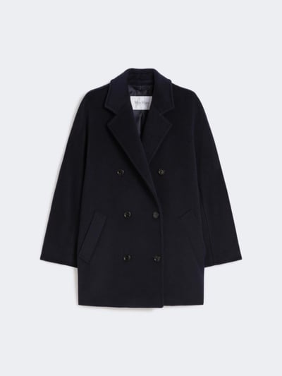 MaxMarar經典款羊毛羊絨混紡短版101801大衣6