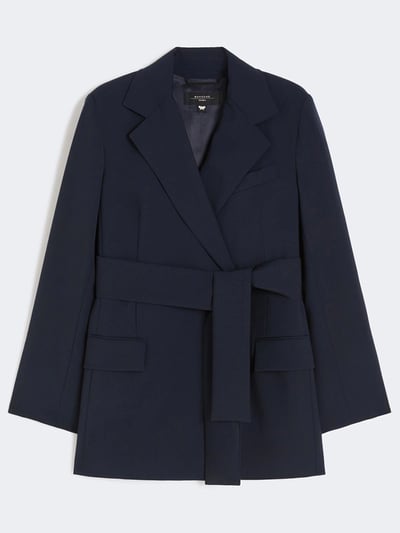 WEEKEND羊毛繫腰西裝外套3