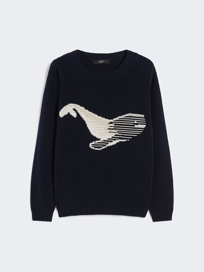 WEEKEND圓領刺繡毛衣3