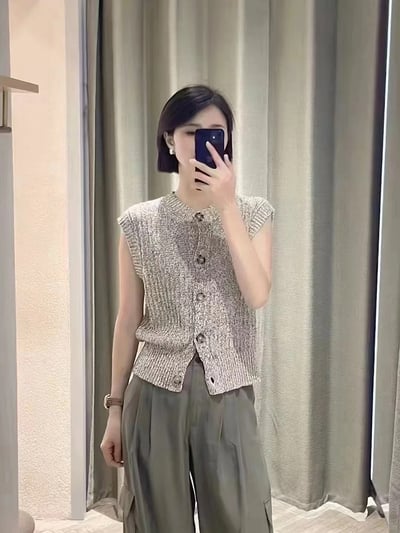 MAX&Co.修身針織背心2