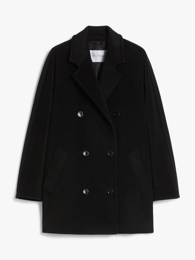 MaxMarar經典款羊毛羊絨混紡短版101801大衣3