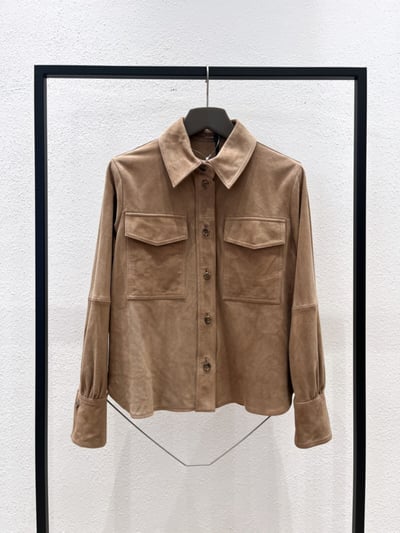MARELLA麂皮襯衫外套4