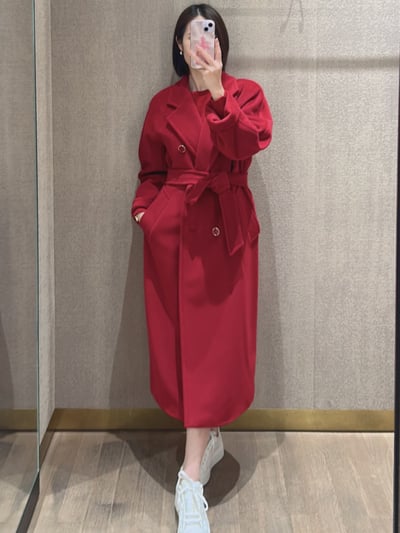 MaxMara經典款101801馬年限定紅大衣3