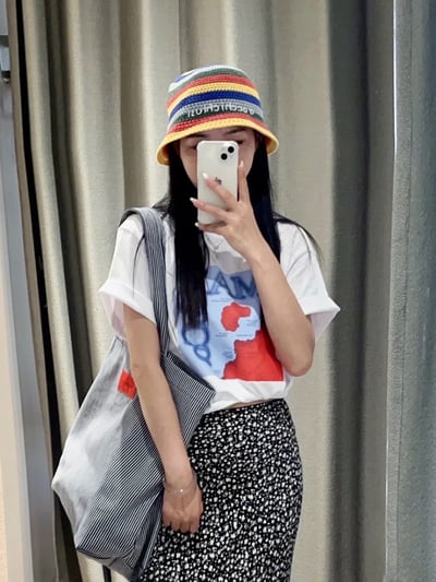 MAX&Co.地圖印花標誌短T4