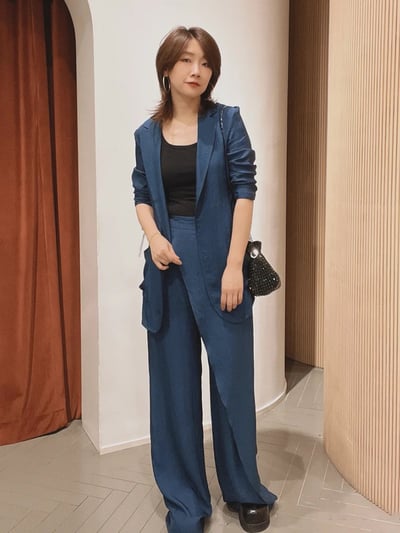 MAX&Co.褶皺效果休閒風西裝外套4