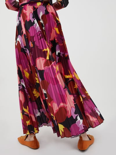 現貨MAX&Co.印花百褶長裙4