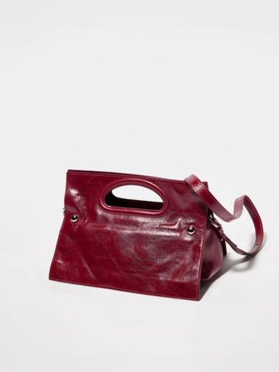 MAX&Co.牛皮亮面手提單肩包7