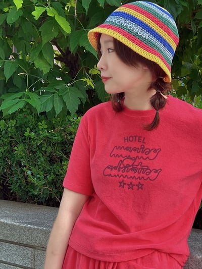 MAX&Co.毛巾布短T3