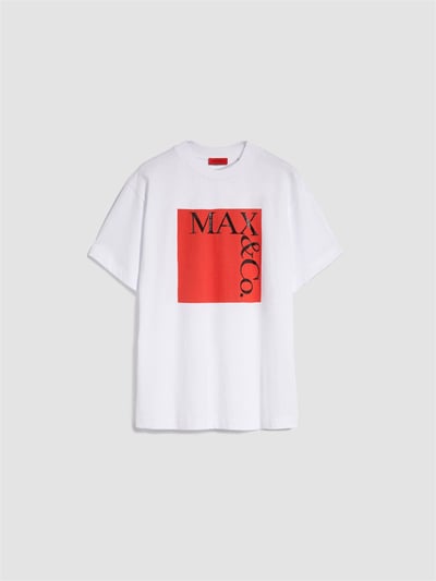 MAX&Co.經典款純棉Logo印花短T1