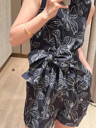 MaxMara真絲無袖連身褲4