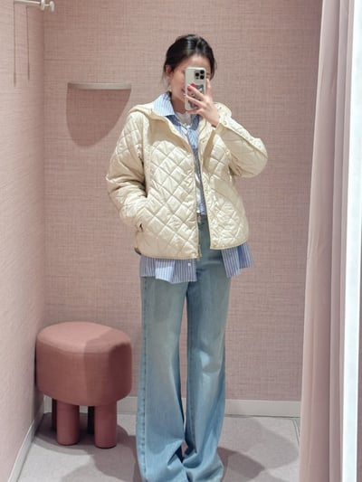 MARELLA防水絎縫連帽外套2