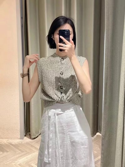 MAX&Co.修身針織背心3