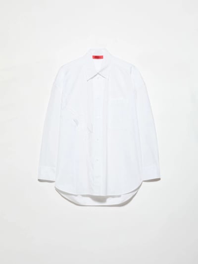 MAX&Co.刺繡貼片寬版襯衫4